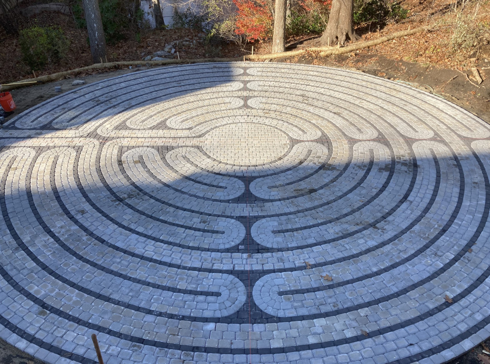 Concrete Paver Labyrinth