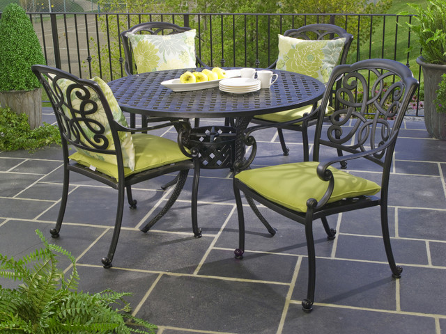 Hauser Niagara Cast Aluminum Outdoor Dining Patio Furniture Hauser Niagara Cast Aluminum Outdoor Dining Patio Furniture Traditional