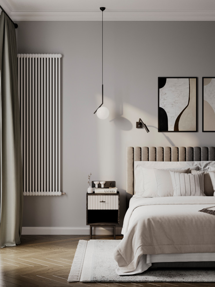 Современный mid-century в ЖК Западный Порт