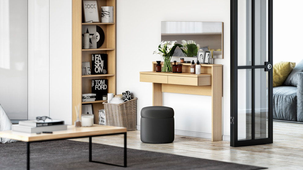 Визуализация Спальни для современной молодой семьи