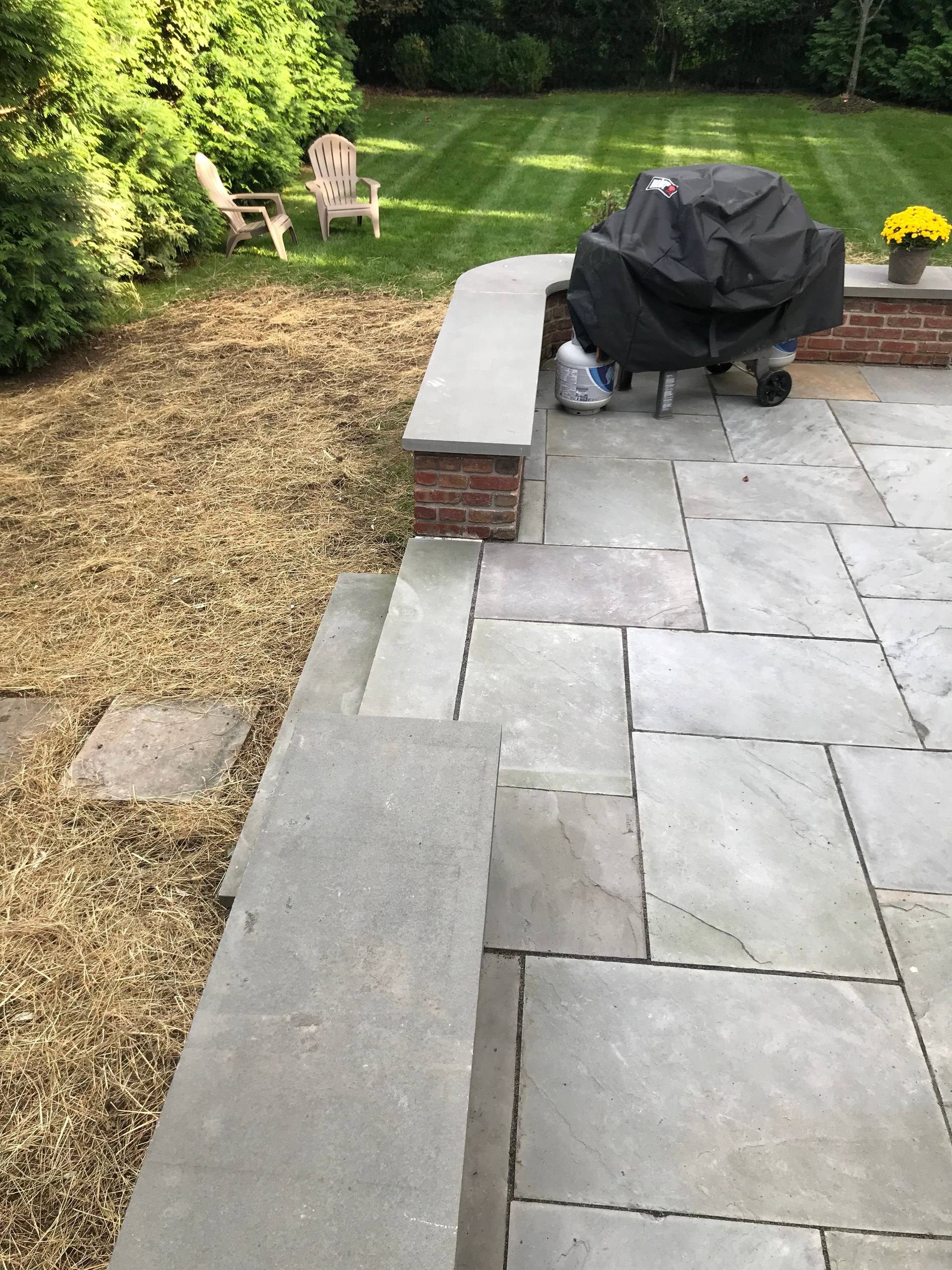 Chatham Composite Deck and Bluestone/Brick raised patio