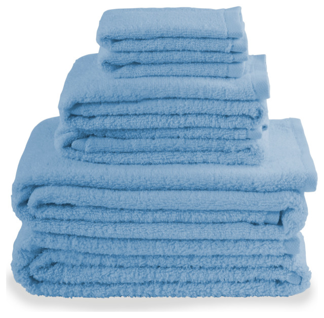 ocean blue bath towels