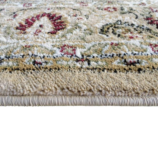 Mersin Ivory 7x7 Persian Area Rug Traditional Area Rugs by