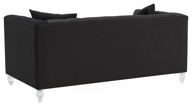 Bea Velvet Loveseat - Traditional - Loveseats - by TOV Furniture