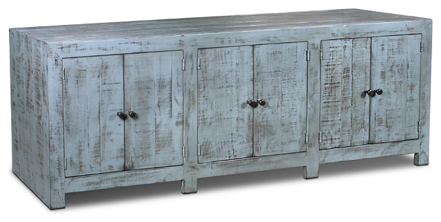 Rustic Farmhouse Style Solid Wood Macao Media Console 80 Rustic Farmhouse Style Solid Wood Macao Media Console 80