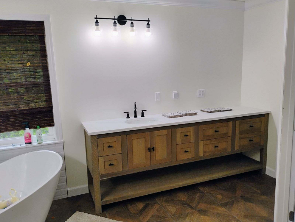 Bathroom and Custom Vanity