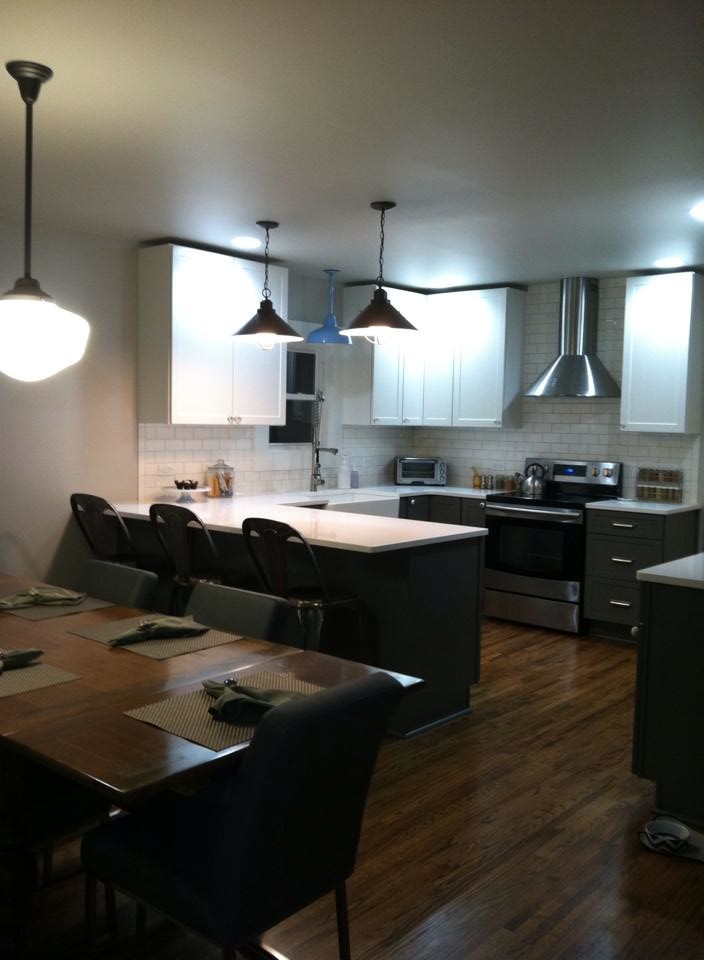 Help with a gap between upper kitchen and ceilings