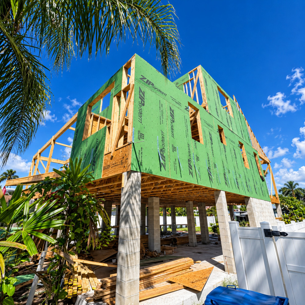 Three-Story Custom Home - Phase 4 of 4: Third-Floor Framing & Roof Trusses