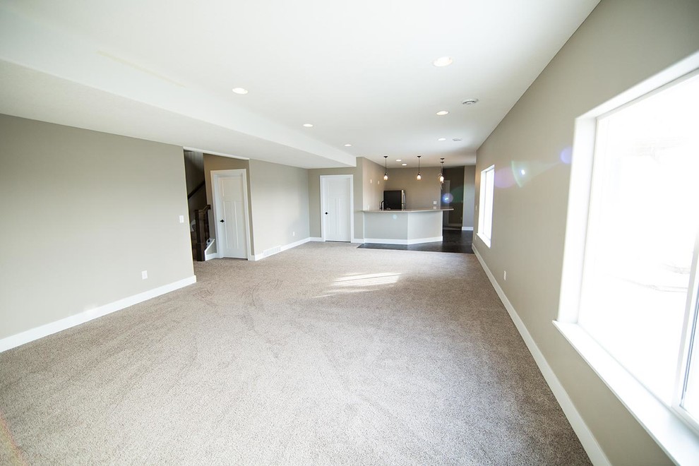 Home design - transitional home design idea in Cedar Rapids