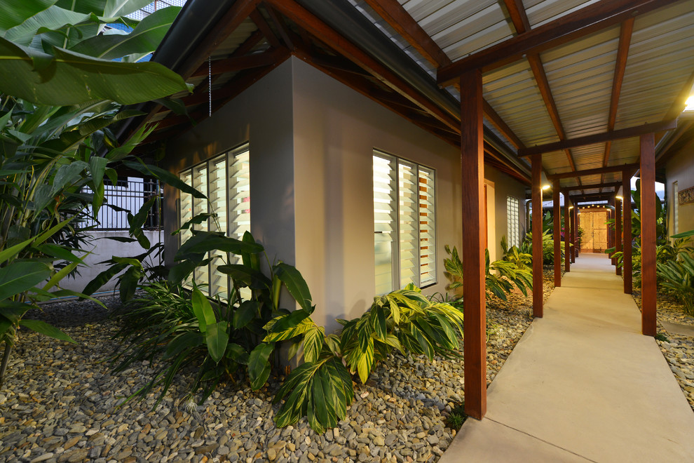 Design ideas for a tropical verandah in Cairns.