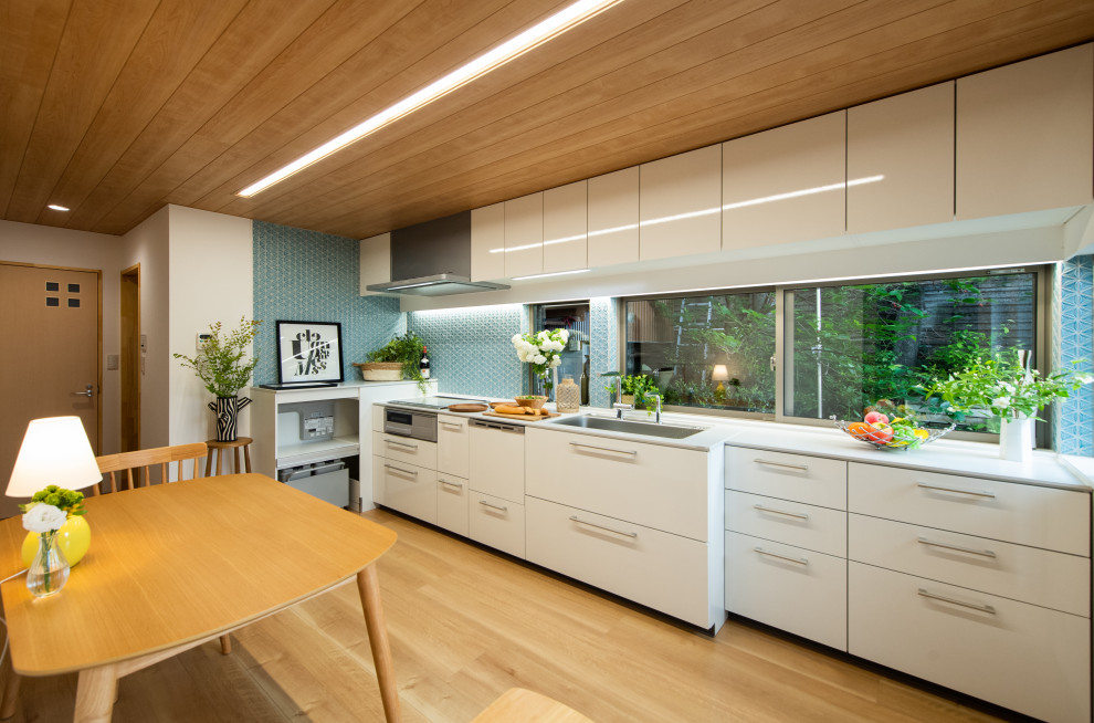 Example of a danish kitchen design in Other