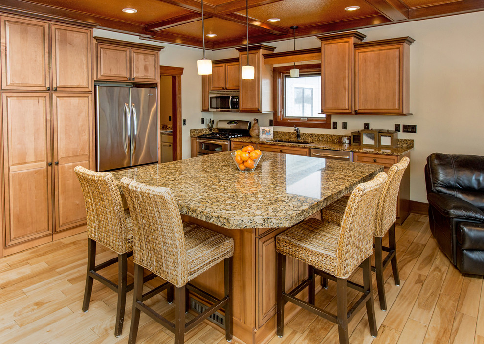 Inspiration for a transitional kitchen remodel in Cedar Rapids