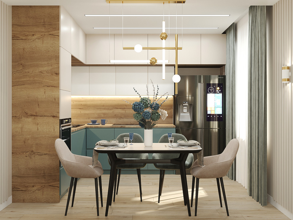 Кухня совмещенная с гостиной