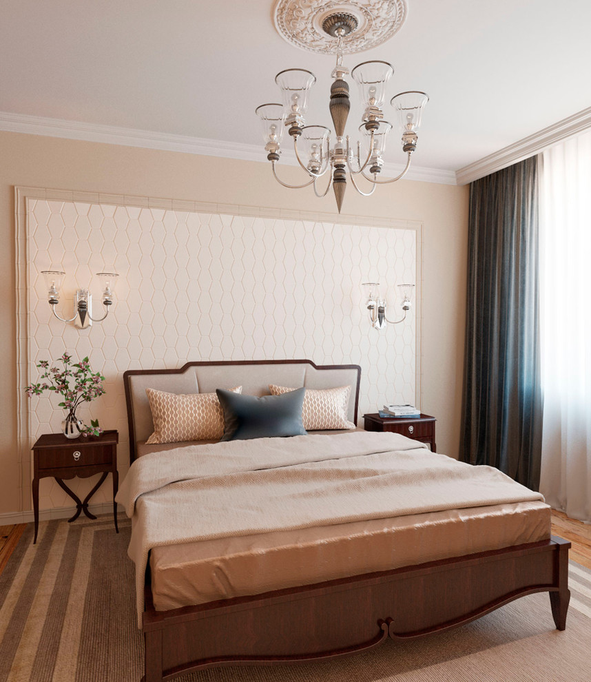 Декоративная плитка LUVR в интерьере спальни