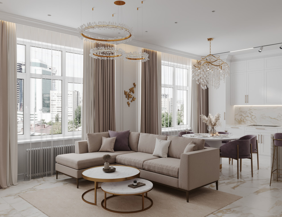 Роскошная неоклассика в ЖК Европейский квартал