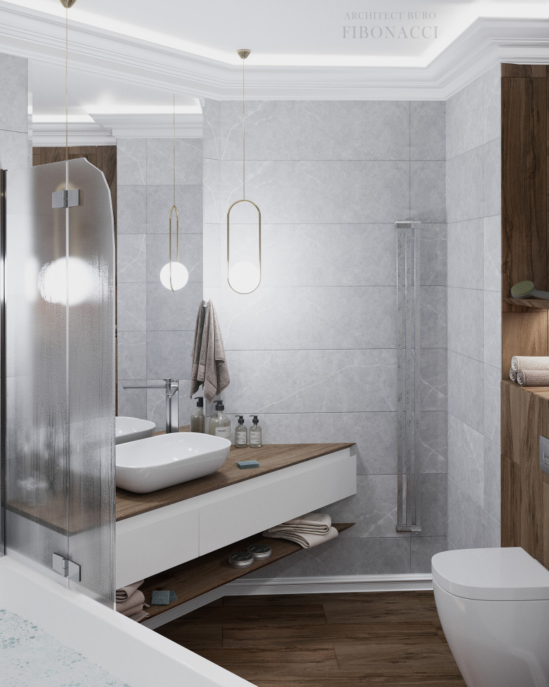 Проект ванной 6 м. кв