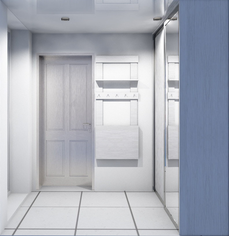 Трансформируемый интерьер контейнерного жилья в стиле "контемпорари".