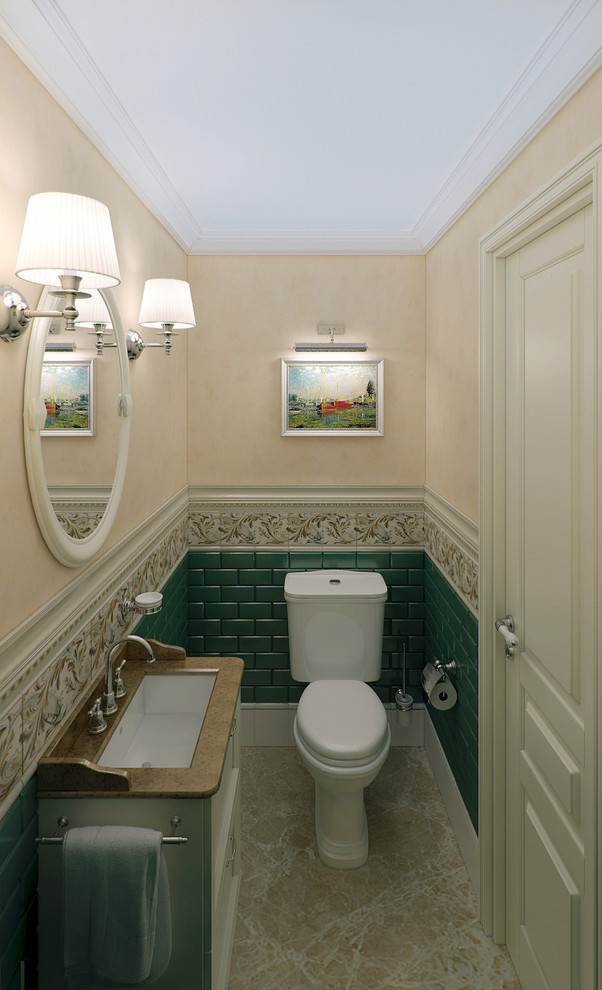 Дом на берегу залива, Тарховка. Гостевой санузел.