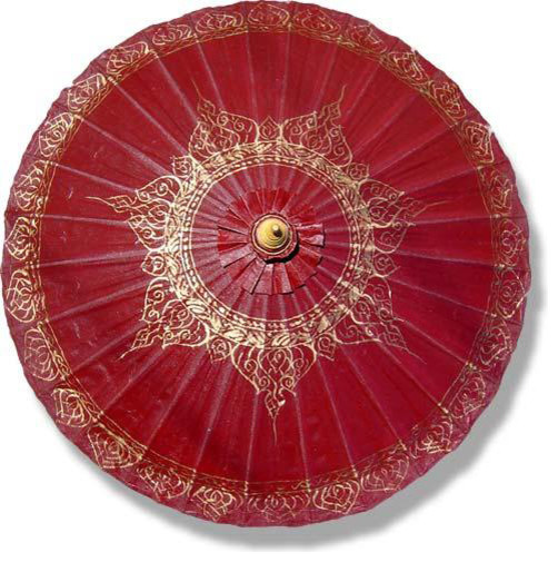 Traditional Thai Umbrella Asian Outdoor Umbrellas by Oriental Decor