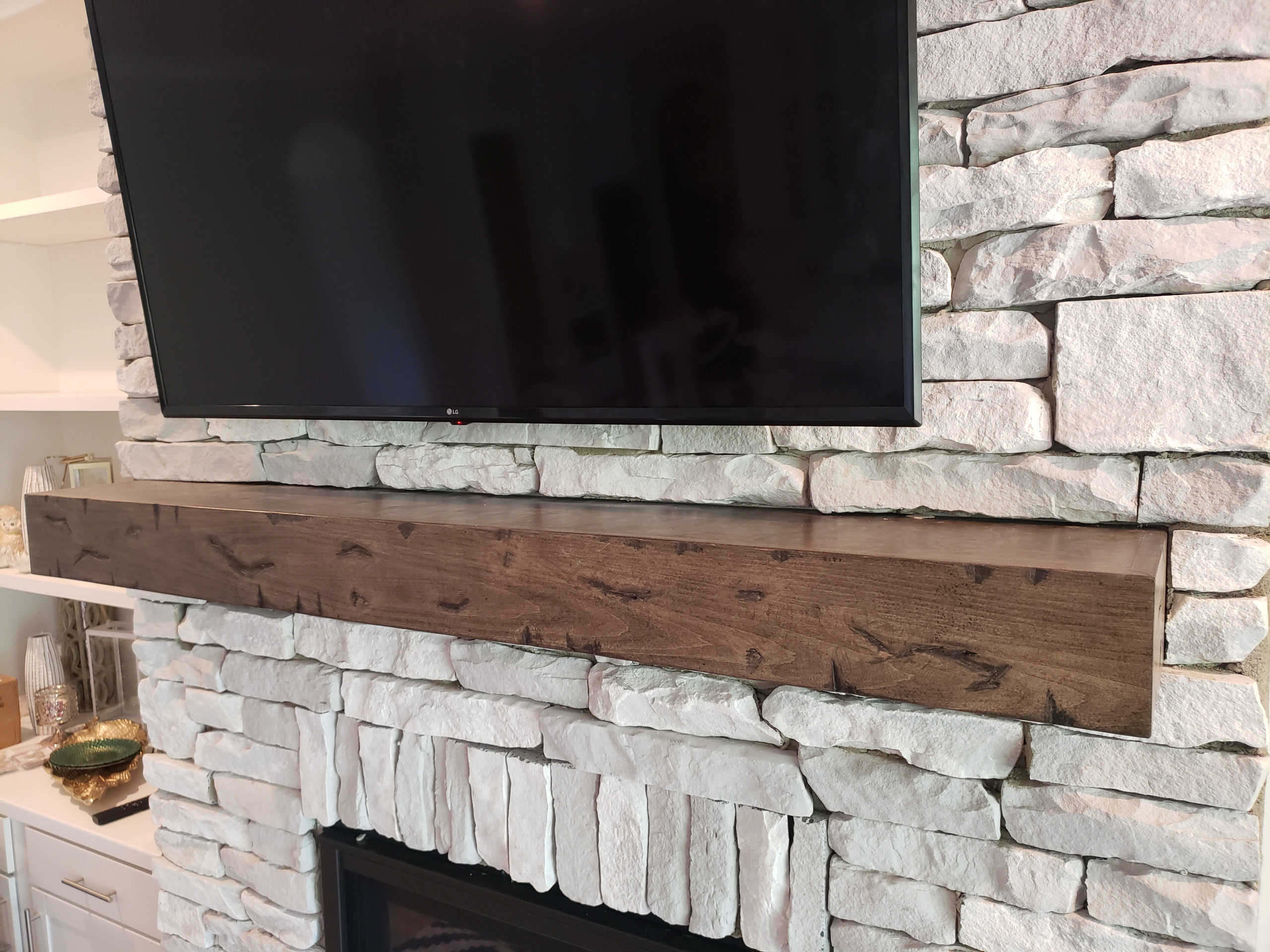 Custom Solid Beam Mantels