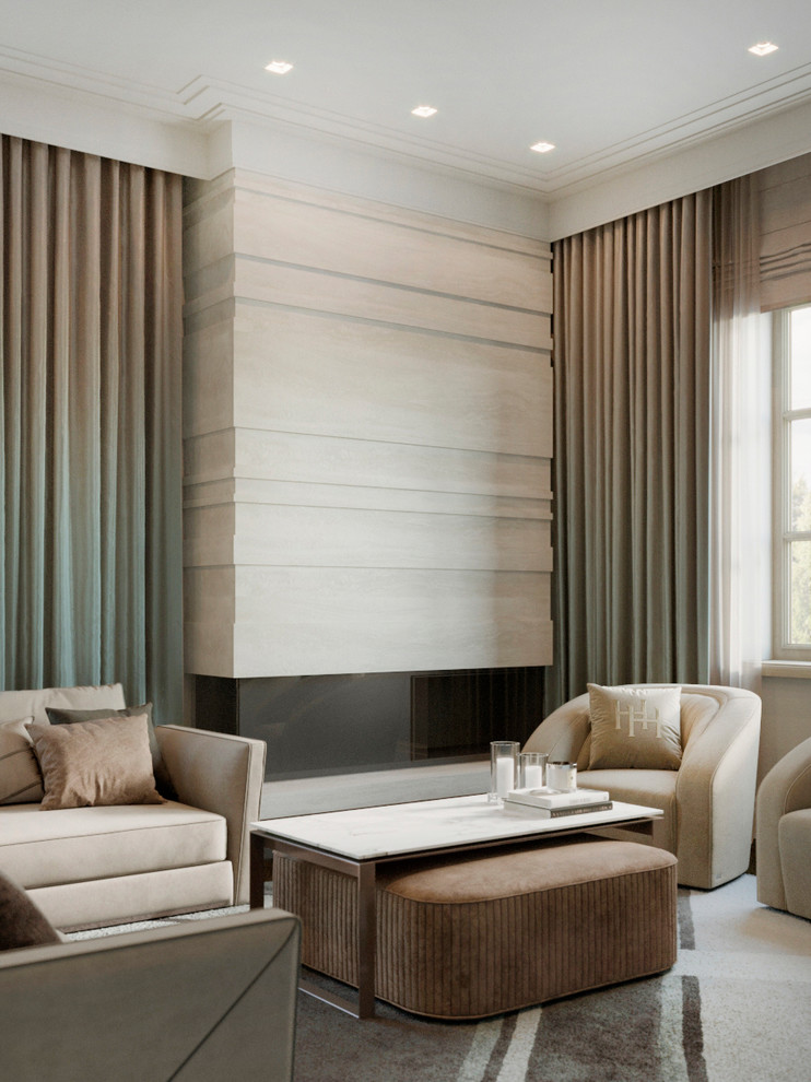 Дизайн таунхауса в резиденции Tweed Park в Москве