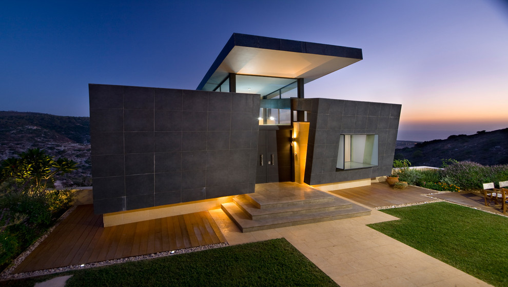 This is an example of a contemporary one-storey exterior in Other.