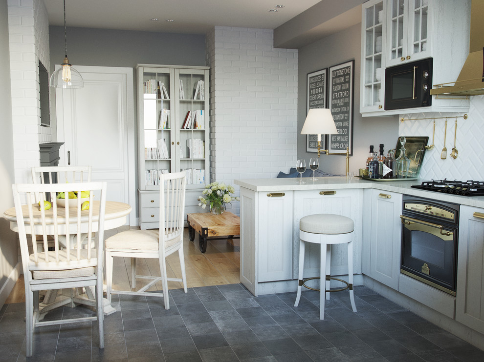 Визуализация по кухне-гостиной в Новой Москве