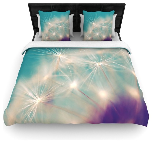 68 X 88 KESS InHouse Oriana Cordero Turquoise Ocean Blue Aqua Twin Comforter