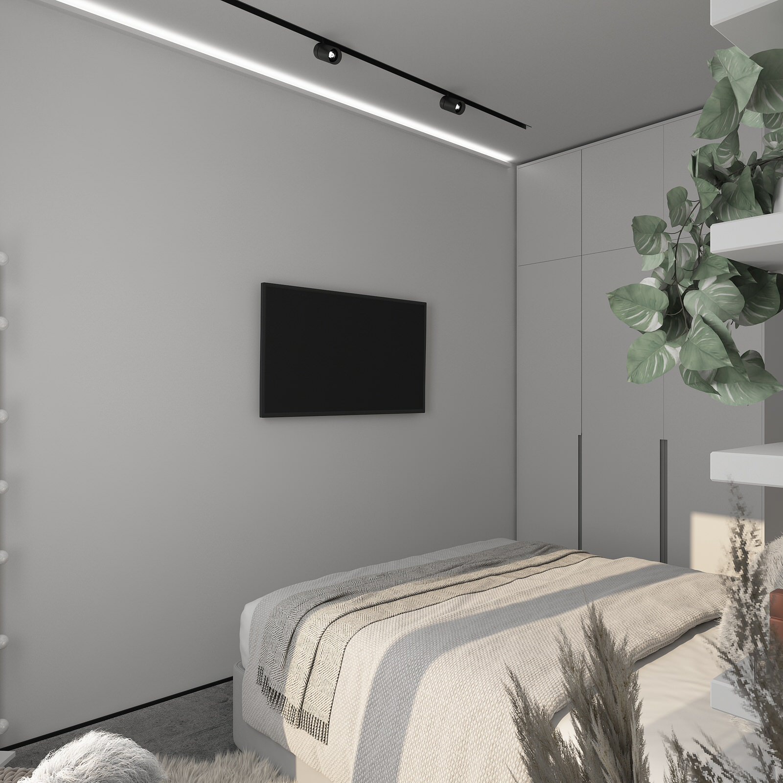 Пространство для семьи с двумя детьми. Москва, ЖК Западный порт