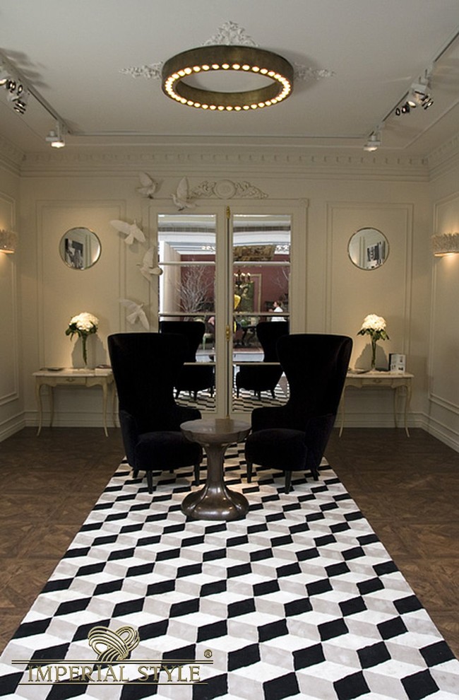 Ковер "Черное и белое" от "Империал-Стиль"