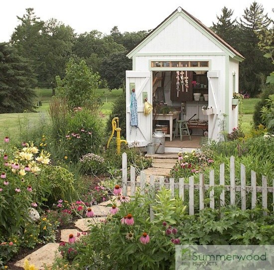 Example of a minimalist shed design in Toronto