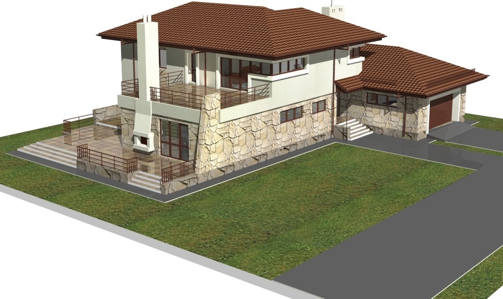 3D: Визуализация экстерьеров частных домов