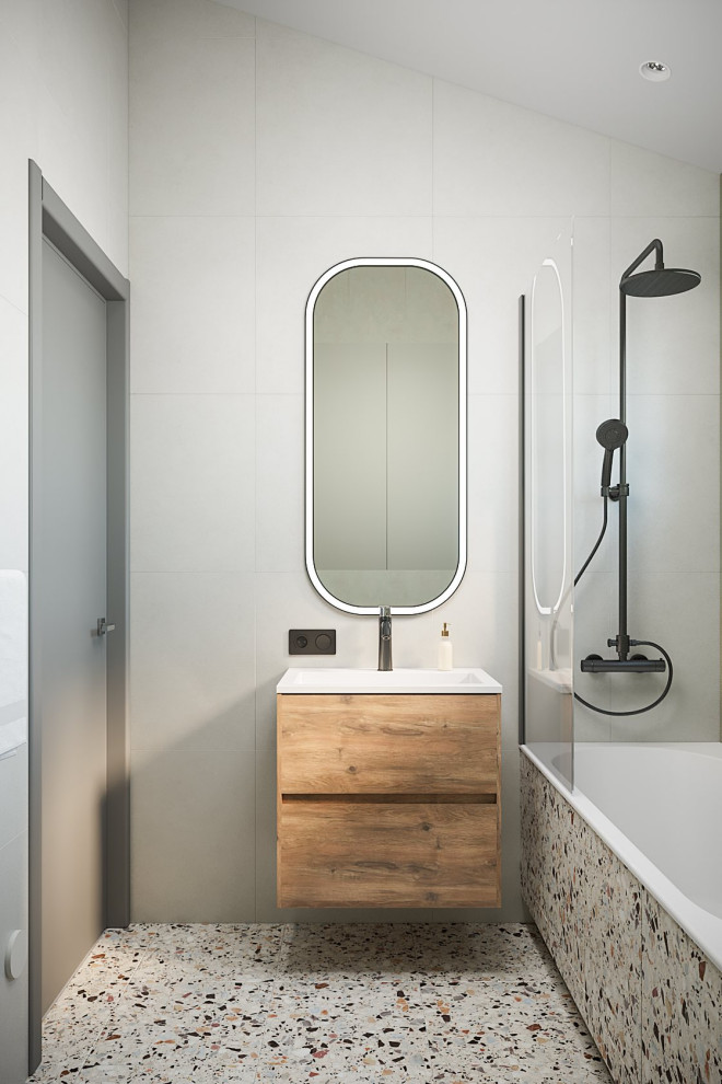 Дизайн интерьера дом 71 м² фьюжн Ольховка Кантри Клаб