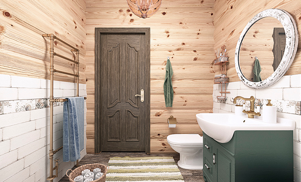 Санузлы в доме из бруса