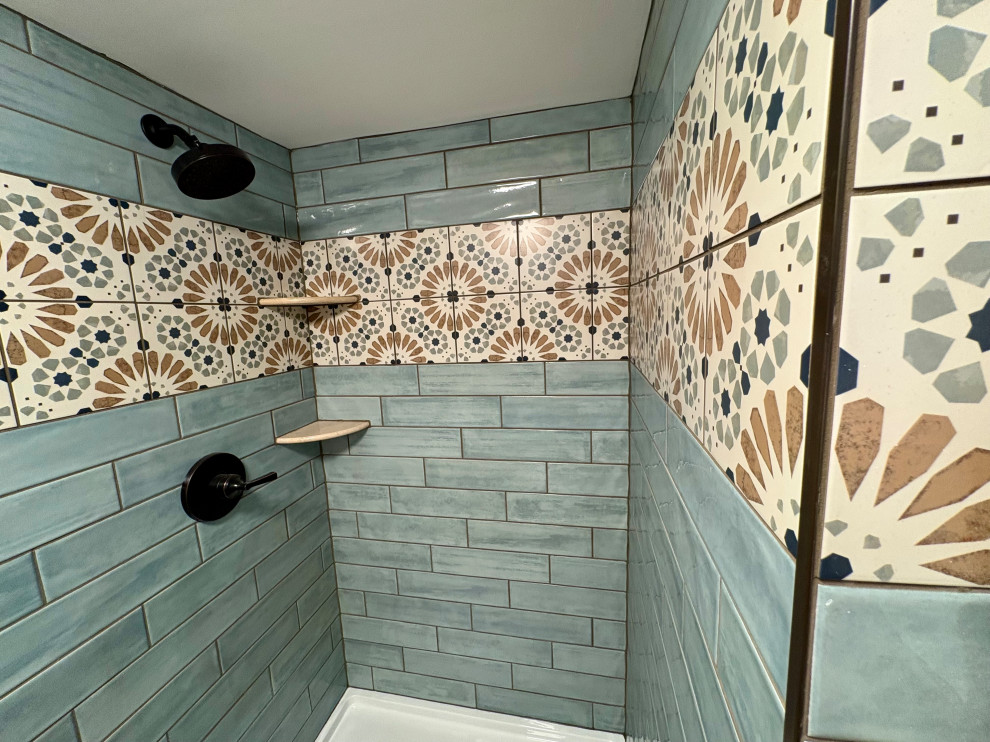It Started With The Tile's Peeling Paint...