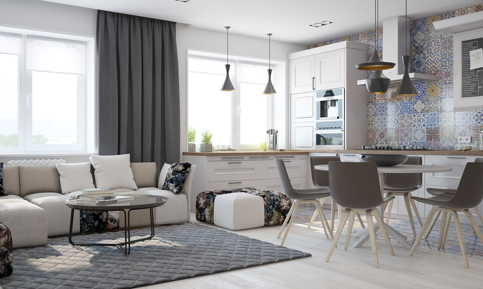 яркая квартира для молодоженов