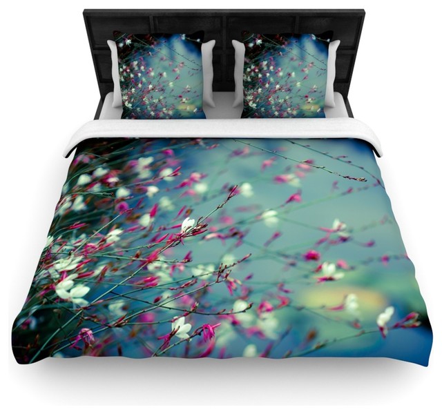 Ann Barnes Monet S Dream Dark Flower Duvet Cover Contemporary Ann Barnes Monet S Dream Dark Flower Cotton Duvet Cover Twin 68