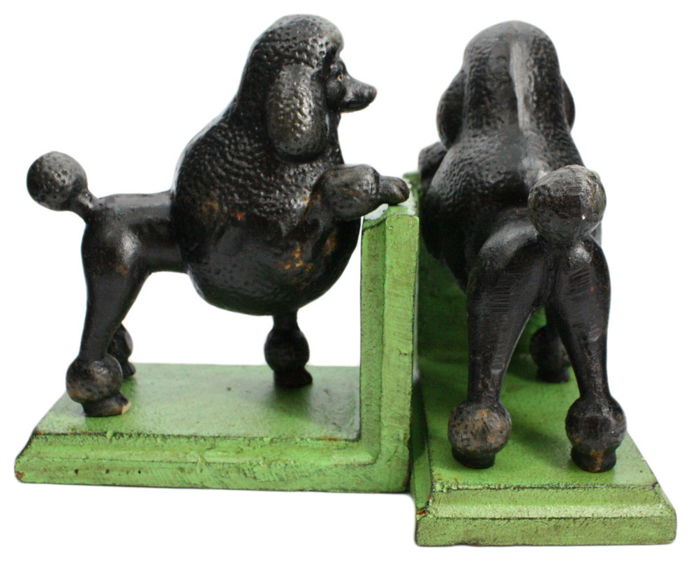 The Poodle Bookends - Cast Iron