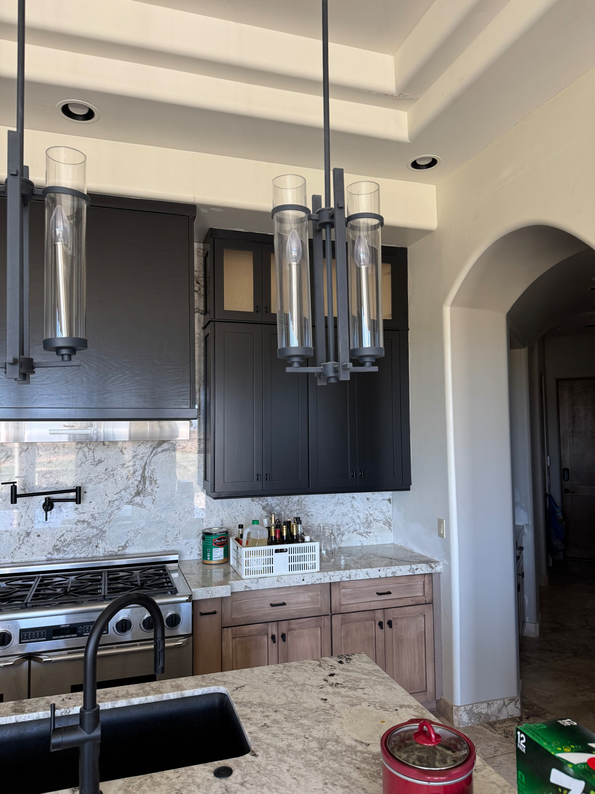 Two Tone Kitchen Reface and Partial Build