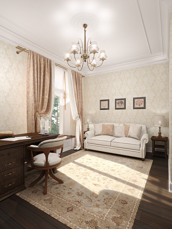 Классический интерьер коттеджа