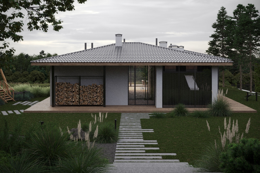 Сад на высоком берегу