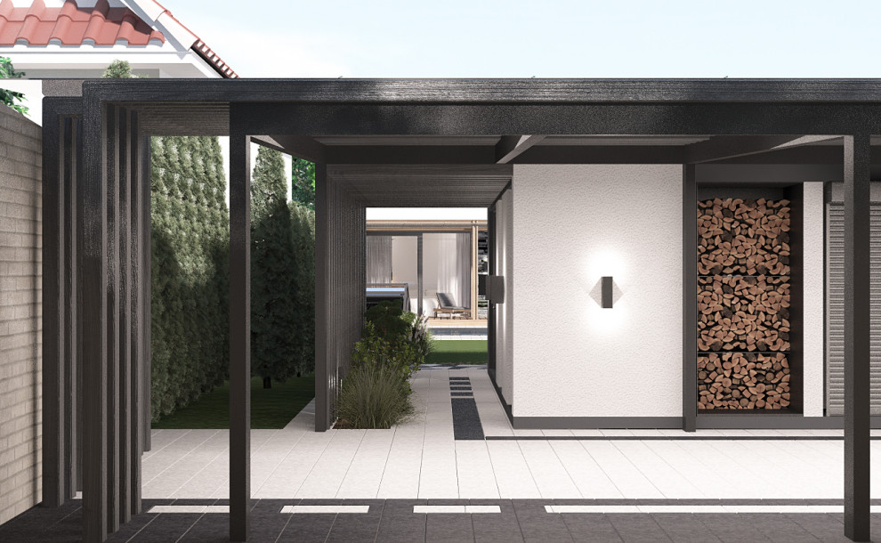 САДОВЫЙ ДОМИК С ЯПОНСКИМИ МОТИВАМИ