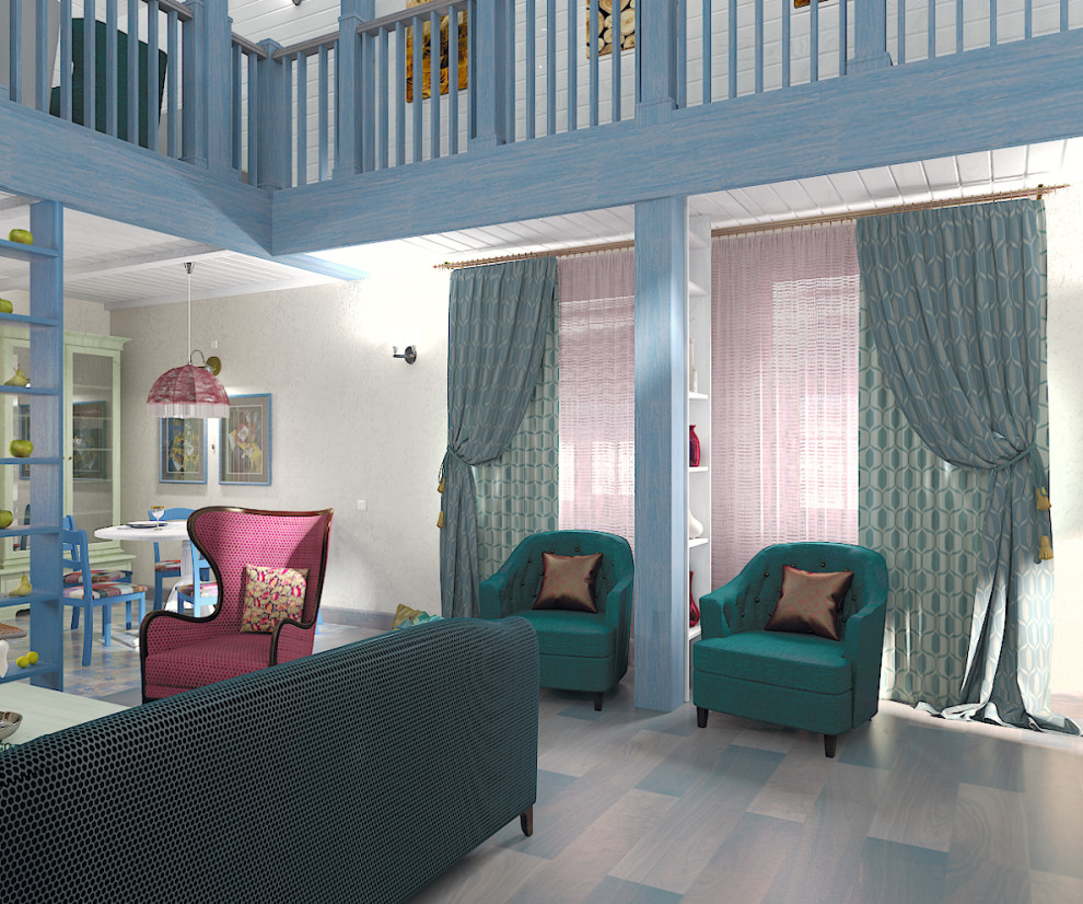 Атриум в загородном доме