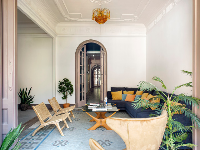 Sal&oacute;n eklektisk-vardagsrum