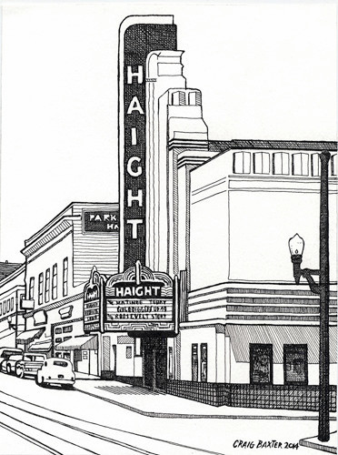 Haight Theater, San Francisco Artwork