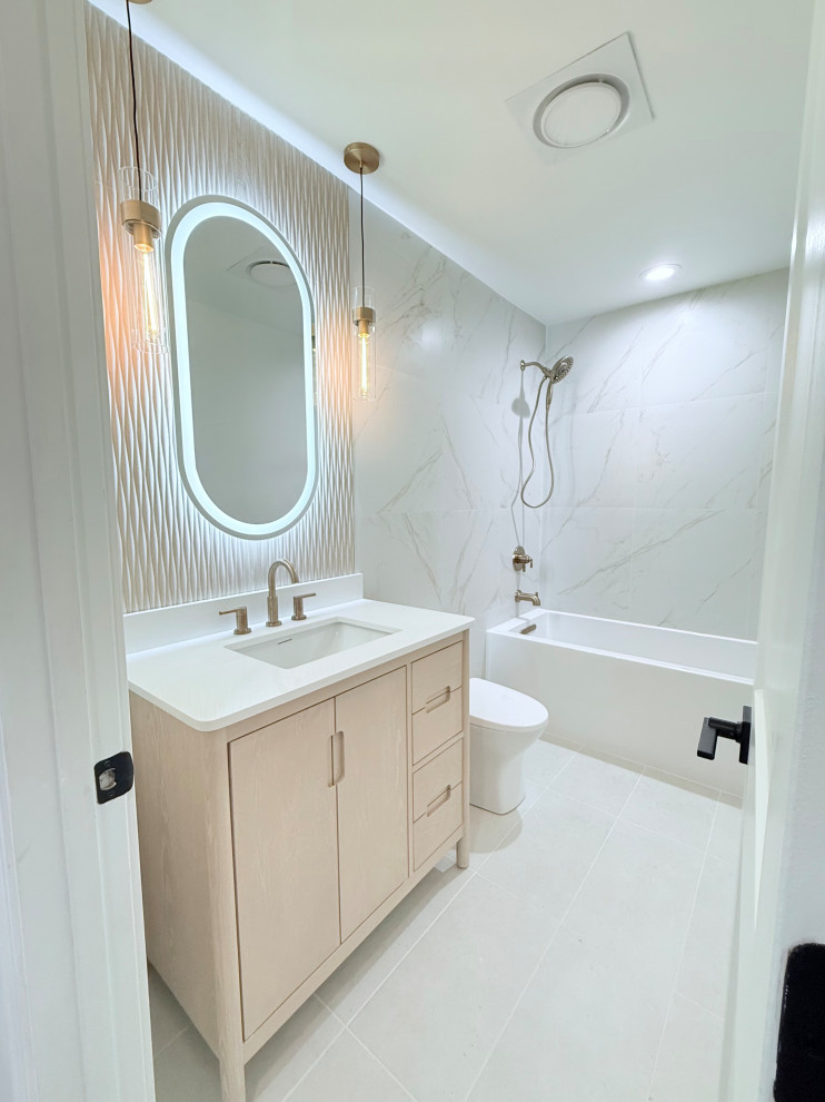 Light + Lasting Hall bath