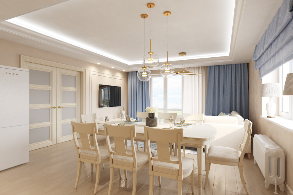 Проект квартиры "Голубая нега"