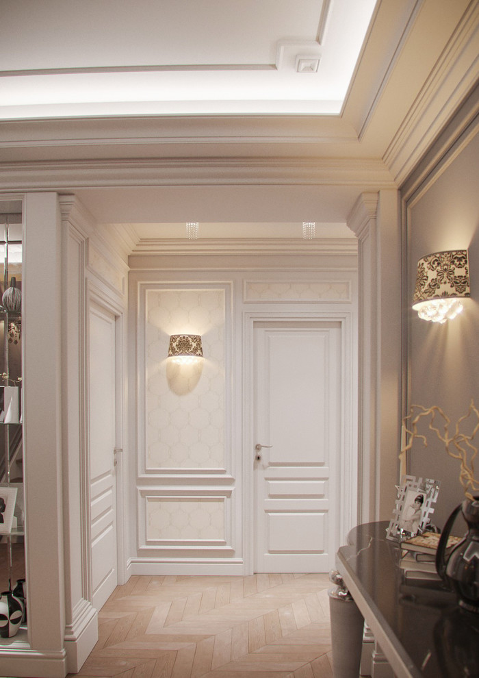 3х уровневая квартира в стиле современная классика