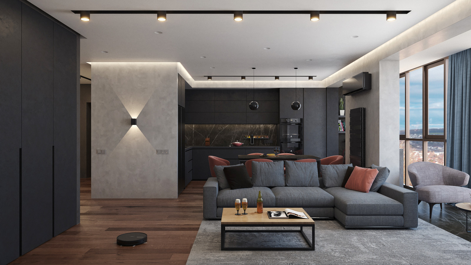 Современный Дизайн Квартиры 70 м2