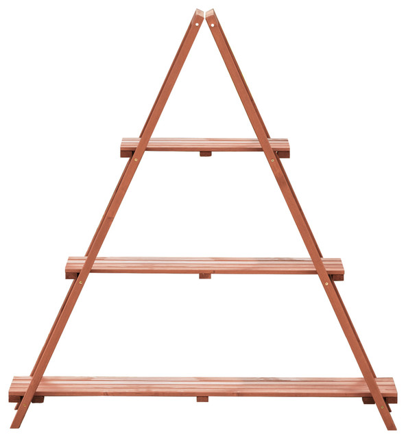 Wooden Ladder Plant Stand